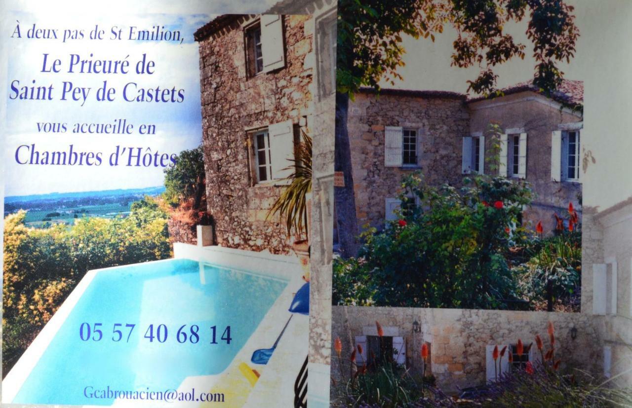 Le Prieure Bed & Breakfast Saint-Pey-de-Castets Exterior photo